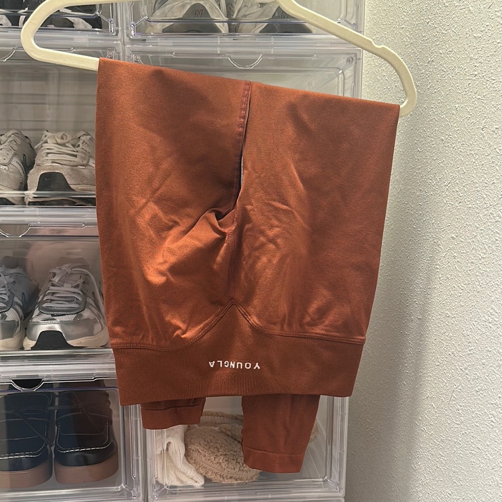 YoungLA Burnt Orange Leggings